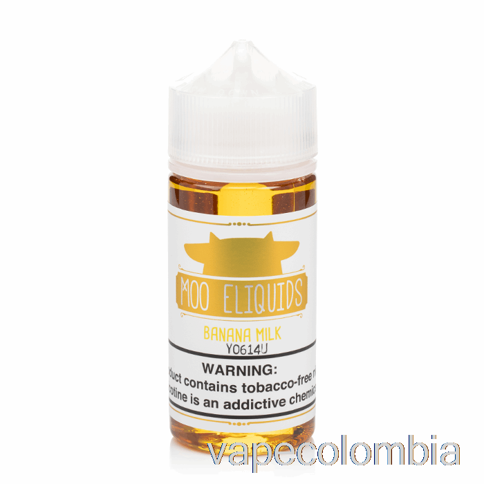 Kit Vape Completo Leche De Plátano - E-líquidos Moo - 100ml 3mg